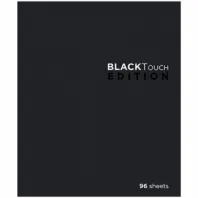 Тетрадь А5 96 л., ПЗБМ, скоба, клетка, Soft Touch, брайль 3D, "БлэкТач", 28657 Тетрадь А5 96 л., ПЗБМ, скоба, клетка, Soft Touch, брайль 3D, "БлэкТач", 28657