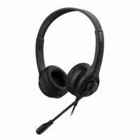 Наушники с микрофоном (гарнитура) A4TECH HU-8, проводные, 2 м, USB, черные, 1874958