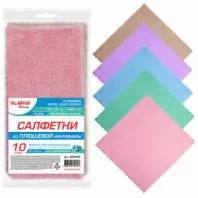 Салфетки из МИКРОФИБРЫ ПЛЮШЕВОЙ 30х30 см, КОМПЛЕКТ 10 шт., PASTEL, ассорти, 250 г/м2, LAIMA HOME, 608445 Салфетки из МИКРОФИБРЫ ПЛЮШЕВОЙ 30х30 см, КОМПЛЕКТ 10 шт., PASTEL, ассорти, 250 г/м2, LAIMA HOME, 608445