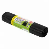 Мешки для мусора 240 л черные, в рулоне 10 шт., ПВД 30 мкм, 90x130 см, ЛЮБАША эконом, 608916 Мешки для мусора 240 л черные, в рулоне 10 шт., ПВД 30 мкм, 90x130 см, ЛЮБАША эконом, 608916