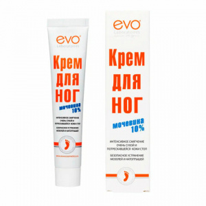 Крем для ног с мочевиной 10%, 50 мл, EVO, интенсивное увлажнение, 1830 Крем для ног с мочевиной 10%, 50 мл, EVO, интенсивное увлажнение, 1830