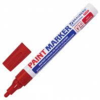 Маркер-краска лаковый (paint marker) 4 мм, КРАСНЫЙ, НИТРО-ОСНОВА, алюминиевый корпус, BRAUBERG PROFESSIONAL PLUS, 151446 Маркер-краска лаковый (paint marker) 4 мм, КРАСНЫЙ, НИТРО-ОСНОВА, алюминиевый корпус, BRAUBERG PROFESSIONAL PLUS, 151446