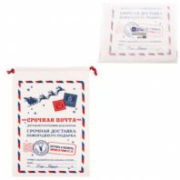 Подарочный мешок Деда Мороза (1 шт.), новогодний, 40х60 см, полиэстер, хлопок, ЗОЛОТАЯ СКАЗКА, 592538 Подарочный мешок Деда Мороза (1 шт.), новогодний, 40х60 см, полиэстер, хлопок, ЗОЛОТАЯ СКАЗКА, 592538
