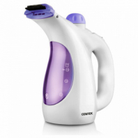 Отпариватель ручной CENTEK CT-2380, 800 Вт, пар 15 г/мин, резервуар 0,33 л, 1 режим, белый Отпариватель ручной CENTEK CT-2380, 800 Вт, пар 15 г/мин, резервуар 0,33 л, 1 режим, белый