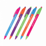 Ручка шариковая масляная автоматическая BRAUBERG "Delta Mix", СИНЯЯ, корпус soft-touch ассорти, узел 0,7 мм, линия письма 0,35 мм, 143340 Ручка шариковая масляная автоматическая BRAUBERG "Delta Mix", СИНЯЯ, корпус soft-touch ассорти, узел 0,7 мм, линия письма 0,35 мм, 143340