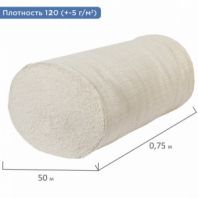 Полотно нитепрошивное (НЕТКОЛ), Узбекистан, рулон 0,75х50 м, 120 (±5) г/м2, в пакете, LAIMA, 607523 Полотно нитепрошивное (НЕТКОЛ), Узбекистан, рулон 0,75х50 м, 120 (±5) г/м2, в пакете, LAIMA, 607523