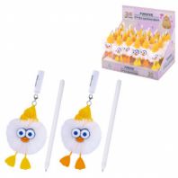 Ручка с пушистой подвеской шариковая FUNSTER (ФАНСТЕР) "FLUFFY DUCK", СИНЯЯ, ассорти, пишущий узел 0,7 мм, 144525 Ручка с пушистой подвеской шариковая FUNSTER (ФАНСТЕР) "FLUFFY DUCK", СИНЯЯ, ассорти, пишущий узел 0,7 мм, 144525