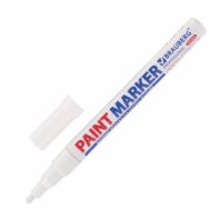 Маркер-краска лаковый (paint marker) 2 мм, БЕЛЫЙ, НИТРО-ОСНОВА, алюминиевый корпус, BRAUBERG PROFESSIONAL PLUS, 151438 Маркер-краска лаковый (paint marker) 2 мм, БЕЛЫЙ, НИТРО-ОСНОВА, алюминиевый корпус, BRAUBERG PROFESSIONAL PLUS, 151438