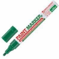 Маркер-краска лаковый (paint marker) 4 мм, ЗЕЛЕНЫЙ, БЕЗ КСИЛОЛА (без запаха), алюминий, BRAUBERG PROFESSIONAL, 150879 Маркер-краска лаковый (paint marker) 4 мм, ЗЕЛЕНЫЙ, БЕЗ КСИЛОЛА (без запаха), алюминий, BRAUBERG PROFESSIONAL, 150879