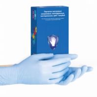 Перчатки нитриловые смотровые 50 пар (100 шт.), голубые, SAFE&CARE ZN302, размер S (малый), ЧЗ Перчатки нитриловые смотровые 50 пар (100 шт.), голубые, SAFE&CARE ZN302, размер S (малый), ЧЗ
