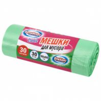 Мешки для мусора 30 л, зеленые, в рулоне 30 штук, ПНД 10 мкм, 50x60 см, серия "Classic", BOOMHOUSE (БУМХАУС), 702652 Мешки для мусора 30 л, зеленые, в рулоне 30 штук, ПНД 10 мкм, 50x60 см, серия "Classic", BOOMHOUSE (БУМХАУС), 702652