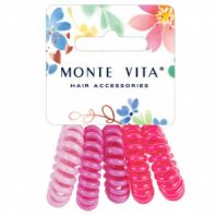 Резинки для волос НАБОР 5 шт., диаметр 3 см, пружинка, оттенки розового, MONTE VITA (МОНТЕ ВИТА), 457060 Резинки для волос НАБОР 5 шт., диаметр 3 см, пружинка, оттенки розового, MONTE VITA (МОНТЕ ВИТА), 457060