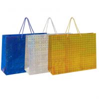 Пакет подарочный (1 штука) 45x13x33 см, ЗОЛОТАЯ СКАЗКА голография, ассорти 3 цвета, 606609 Пакет подарочный (1 штука) 45x13x33 см, ЗОЛОТАЯ СКАЗКА голография, ассорти 3 цвета, 606609