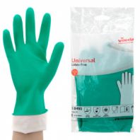 Перчатки VILEDA PROFESSIONAL нитриловые, МНОГОРАЗОВЫЕ, универсальные, антиаллергенные, S (малый), зеленый, 174379 Перчатки VILEDA PROFESSIONAL нитриловые, МНОГОРАЗОВЫЕ, универсальные, антиаллергенные, S (малый), зеленый, 174379