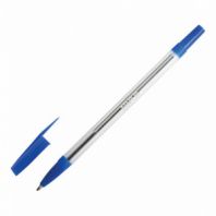 Ручка шариковая STAFF "BP-03", СИНЯЯ, корпус прозрачный, узел 1 мм, линия письма 0,5 мм, 143742 Ручка шариковая STAFF "BP-03", СИНЯЯ, корпус прозрачный, узел 1 мм, линия письма 0,5 мм, 143742