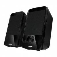 Колонки компьютерные SVEN 312, 2.0, 2х2 Вт, пластик, черные, SV-012540 Колонки компьютерные SVEN 312, 2.0, 2х2 Вт, пластик, черные, SV-012540