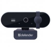 Веб-камера DEFENDER G-lens 2590 QHD, 3,7 Мп, микрофон, USB 2.0, регулируемый крепеж, черная, 63113