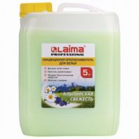 Кондиционер-ополаскиватель для белья 5 л LAIMA PROFESSIONAL, "Альпийская свежесть", 606374 Кондиционер-ополаскиватель для белья 5 л LAIMA PROFESSIONAL, "Альпийская свежесть", 606374