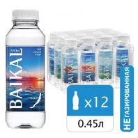 Вода негазированная питьевая BAIKAL 430, 0,45 л, 4670010850450 Вода негазированная питьевая BAIKAL 430, 0,45 л, 4670010850450