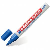 Маркер-краска лаковый (paint marker) EDDING "8750", СИНИЙ, 2-4 мм, круглый наконечник, алюминиевый корпус, E-8750/3 Маркер-краска лаковый (paint marker) EDDING "8750", СИНИЙ, 2-4 мм, круглый наконечник, алюминиевый корпус, E-8750/3