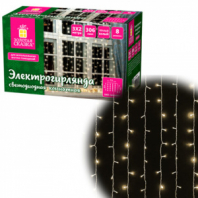 Электрогирлянда-занавес комнатная вид: "Штора" 3х2 м, 306 LED, тёплый белый, 220V, ЗОЛОТАЯ СКАЗКА, 591334 Электрогирлянда-занавес комнатная вид: "Штора" 3х2 м, 306 LED, тёплый белый, 220V, ЗОЛОТАЯ СКАЗКА, 591334