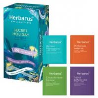 Чай HERBARUS "Secret Holiday" ассорти 4 вкуса, 24 пакетика в конвертах Чай HERBARUS "Secret Holiday" ассорти 4 вкуса, 24 пакетика в конвертах