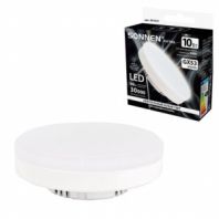 Лампа светодиодная SONNEN EXTRA, 10 (90) Вт, GX53, таблетка, нейтральный белый, 30000 ч, LED 10W-4000-GX53, 457931 Лампа светодиодная SONNEN EXTRA, 10 (90) Вт, GX53, таблетка, нейтральный белый, 30000 ч, LED 10W-4000-GX53, 457931
