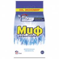 Стиральный порошок-автомат 6 кг, МИФ 3в1, "Морозная свежесть" Стиральный порошок-автомат 6 кг, МИФ 3в1, "Морозная свежесть"