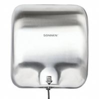 Сушилка для рук SONNEN HD-999, 1800 Вт, нержавеющая сталь, антивандальная, хром, 604746 Сушилка для рук SONNEN HD-999, 1800 Вт, нержавеющая сталь, антивандальная, хром, 604746