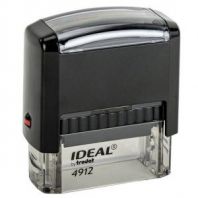 Оснастка для штампа, оттиск 47х18 мм, синий, TRODAT IDEAL 4912 P2, корпус черный, подушка, 125420 Оснастка для штампа, оттиск 47х18 мм, синий, TRODAT IDEAL 4912 P2, корпус черный, подушка, 125420