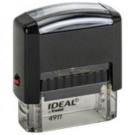 Оснастка для штампа, оттиск 38х14 мм, синий, TRODAT IDEAL 4911 P2, корпус черный, подушка, 125417 Оснастка для штампа, оттиск 38х14 мм, синий, TRODAT IDEAL 4911 P2, корпус черный, подушка, 125417
