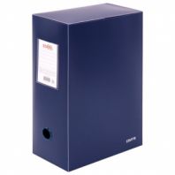 Короб архивный 330х245х120 мм, пластик, разборный, до 1200 листов, синий, 0,9 мм, STAFF, 274002 Короб архивный 330х245х120 мм, пластик, разборный, до 1200 листов, синий, 0,9 мм, STAFF, 274002