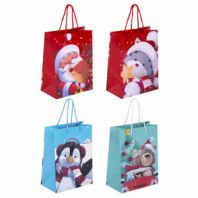 Пакет подарочный НАБОР 4 штуки, новогодний, 18х10х23 см, "Christmas Animals", ЗОЛОТАЯ СКАЗКА, 591956 Пакет подарочный НАБОР 4 штуки, новогодний, 18х10х23 см, "Christmas Animals", ЗОЛОТАЯ СКАЗКА, 591956