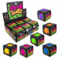 Игрушка-антистресс "Крутой замес", диаметр 10 см, ассорти, дисплей, 1TOY Игрушка-антистресс "Крутой замес", диаметр 10 см, ассорти, дисплей, 1TOY