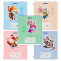 Тетрадь 12 л. BRAUBERG клетка, обложка картон, FUNNY ANIMALS, 107277 Тетрадь 12 л. BRAUBERG клетка, обложка картон, FUNNY ANIMALS, 107277