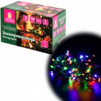 Электрогирлянда-нить комнатная "Стандарт" 10 м, 100 LED, мультицветная, 220V, контроллер, ЗОЛОТАЯ СКАЗКА, 591357 Электрогирлянда-нить комнатная "Стандарт" 10 м, 100 LED, мультицветная, 220V, контроллер, ЗОЛОТАЯ СКАЗКА, 591357