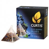 Чай CURTIS "Blue Berries Blues" черный со вкусом черной смородины, 20 пирамидок по 1,8 г, 102205 Чай CURTIS "Blue Berries Blues" черный со вкусом черной смородины, 20 пирамидок по 1,8 г, 102205