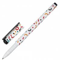 Ручка шариковая BRAUBERG SOFT TOUCH GRIP "CONFETTI", СИНЯЯ, мягкое покрытие, узел 0,7 мм, 143723 Ручка шариковая BRAUBERG SOFT TOUCH GRIP "CONFETTI", СИНЯЯ, мягкое покрытие, узел 0,7 мм, 143723