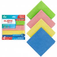 Салфетка из МИКРОФИБРЫ универсальная 30х30 см, КОМПЛЕКТ 4 шт., MULTI PRO COLOUR, 280 г/м2, LAIMA, 607792 Салфетка из МИКРОФИБРЫ универсальная 30х30 см, КОМПЛЕКТ 4 шт., MULTI PRO COLOUR, 280 г/м2, LAIMA, 607792