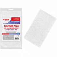 Салфетка из МИКРОФИБРЫ 40х80 см, WHITE ULTRA DENSE OVERLOCK, белая, 280 г/м2, LAIMA HOME, 608227 Салфетка из МИКРОФИБРЫ 40х80 см, WHITE ULTRA DENSE OVERLOCK, белая, 280 г/м2, LAIMA HOME, 608227