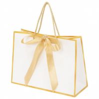 Пакет подарочный (1 штука) 28x10x20 см, "Golden Edge", с лентой, ЗОЛОТАЯ СКАЗКА, 700859 Пакет подарочный (1 штука) 28x10x20 см, "Golden Edge", с лентой, ЗОЛОТАЯ СКАЗКА, 700859