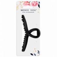 Краб для волос 11 см, soft-touch, чёрный, MONTE VITA (МОНТЕ ВИТА), 457006 Краб для волос 11 см, soft-touch, чёрный, MONTE VITA (МОНТЕ ВИТА), 457006