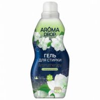 Гель для стирки 2 в 1, 1000 г, AROMA DROP "Жасмин и ветивер", 25291 Гель для стирки 2 в 1, 1000 г, AROMA DROP "Жасмин и ветивер", 25291