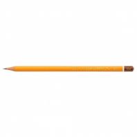Карандаш чернографитный KOH-I-NOOR "1500", 1 шт., 10H, корпус желтый, заточенный, 150010H01170 Карандаш чернографитный KOH-I-NOOR "1500", 1 шт., 10H, корпус желтый, заточенный, 150010H01170
