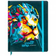 Дневник 1-11 класс 48 л., кожзам (твердая), печать, резинка, конверт, BRAUBERG, "Bright Lion", 106577 Дневник 1-11 класс 48 л., кожзам (твердая), печать, резинка, конверт, BRAUBERG, "Bright Lion", 106577