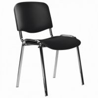 Стул STAFF "Iso Lite CF-008", хром, кожзам черный (Z-11), 532567 Стул STAFF "Iso Lite CF-008", хром, кожзам черный (Z-11), 532567