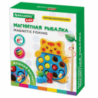 Сортер-рыбалка магнитный деревянный развивающий "Кот", BRAUBERG KIDS, 665246 Сортер-рыбалка магнитный деревянный развивающий "Кот", BRAUBERG KIDS, 665246