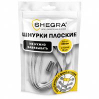 Шнурки плоские эластичные БЕЛЫЕ длина 100 см, ширина 6 мм, 2 капсулы серебристого цвета, SHEGRA (ШЕГРА), 701712 Шнурки плоские эластичные БЕЛЫЕ длина 100 см, ширина 6 мм, 2 капсулы серебристого цвета, SHEGRA (ШЕГРА), 701712