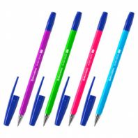 Ручка шариковая BRAUBERG "M-500 NEON", СИНЯЯ, корпус ассорти, узел 0,7 мм, линия письма 0,35 мм, 143452 Ручка шариковая BRAUBERG "M-500 NEON", СИНЯЯ, корпус ассорти, узел 0,7 мм, линия письма 0,35 мм, 143452