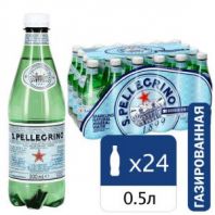 Вода ГАЗИРОВАННАЯ минеральная SAN PELLEGRINO, 0,5 л, ИТАЛИЯ, УТ-00003848 Вода ГАЗИРОВАННАЯ минеральная SAN PELLEGRINO, 0,5 л, ИТАЛИЯ, УТ-00003848